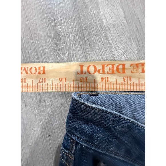 Gap Jeans Womens 30 Blue 1969 Curvy Bootcut Dark Wash Denim Low Rise Stretch - Picture 6 of 10